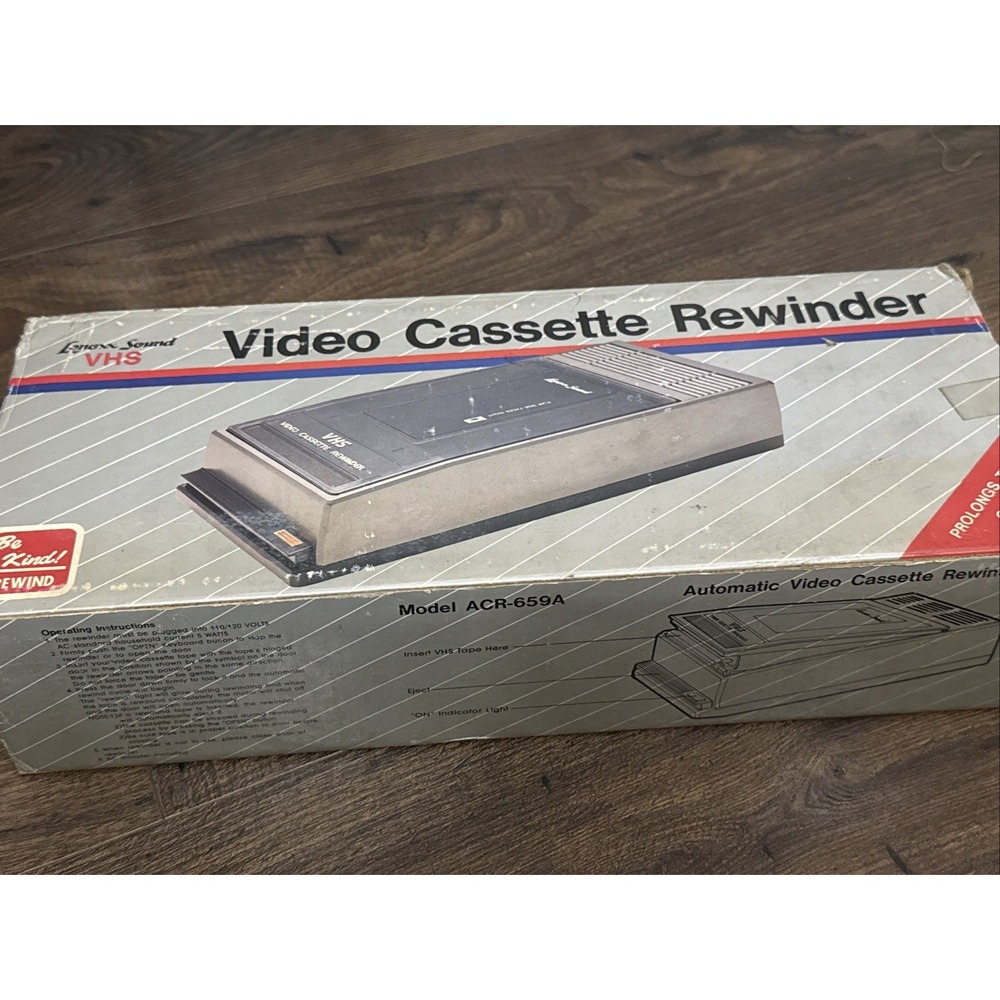Lennox Sound Model 659 VHS Video Cassette Rewinder Tested